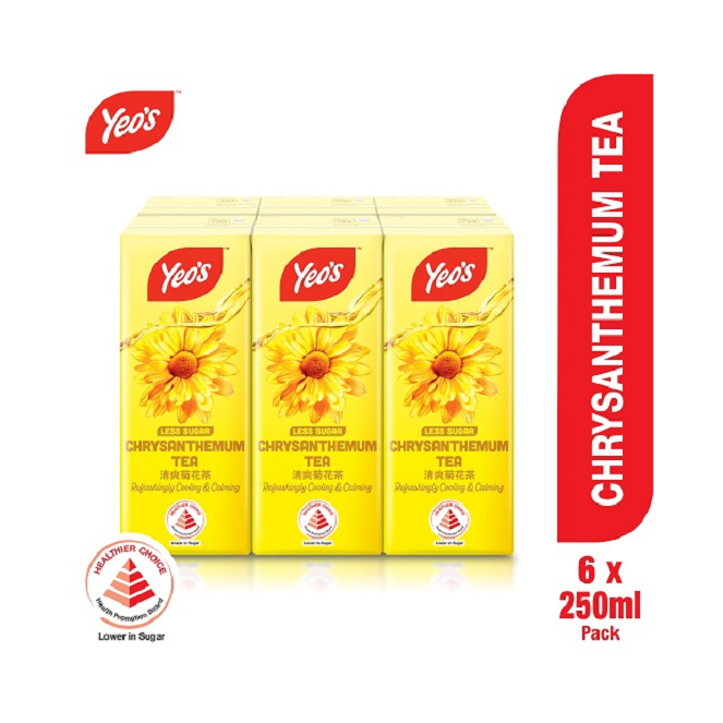 YEO'S CHRYSANTHEMUM 6 PACK 250ML