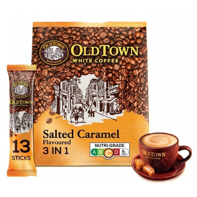 OLD TOWN WHITE COFFEE SALTED CARAMEL 13X35G