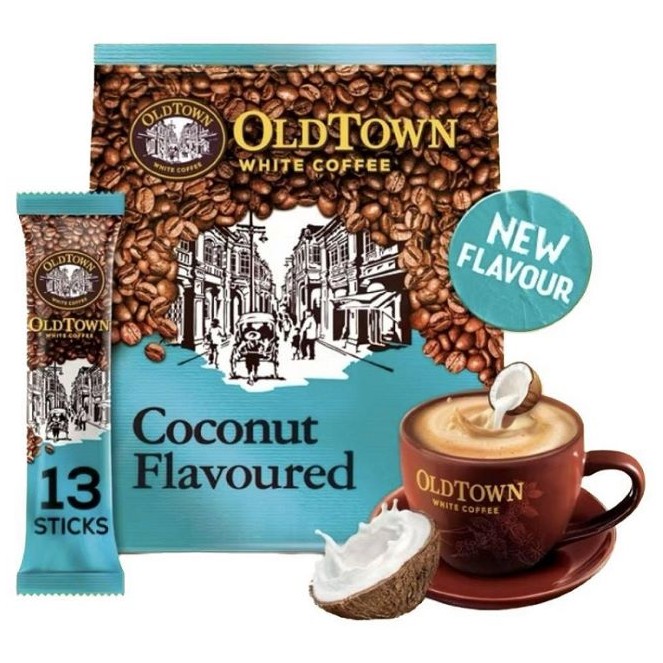OLD TOWN WHITE COFFEE COCONUT 13X20G