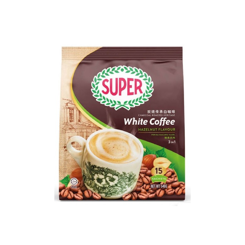 Super White Coffee Hazelnut 15s