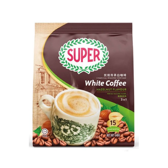 Super White Coffee Hazelnut 15s