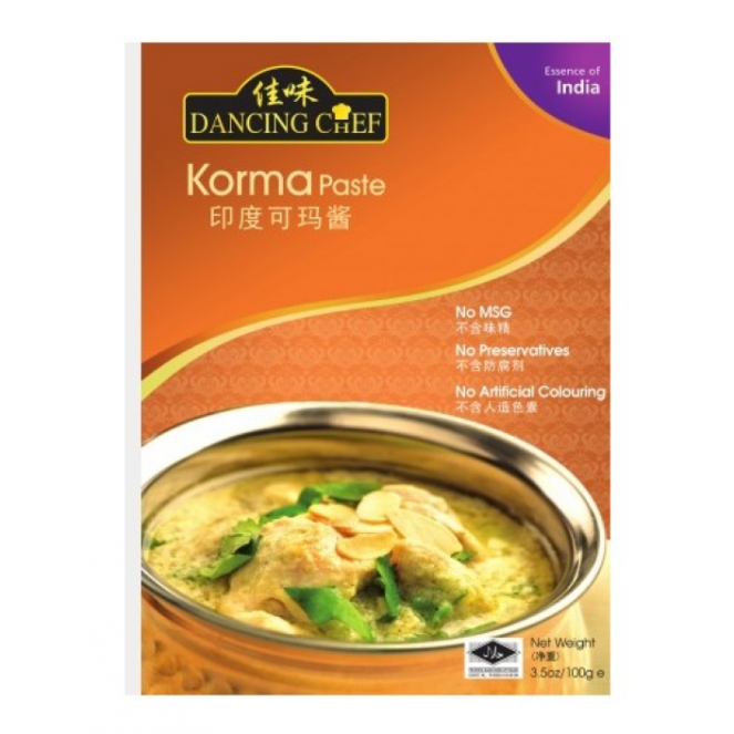 DANCING CHEF PASTE 100G - KORMA