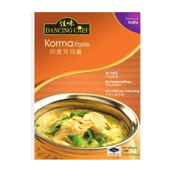 DANCING CHEF PASTE 100G - KORMA