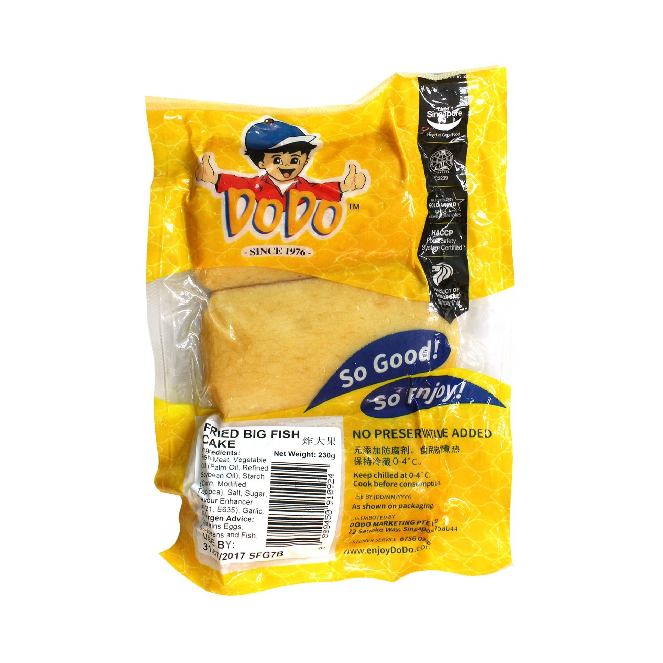 Dodo Fried Big Fish Cake 3pcs