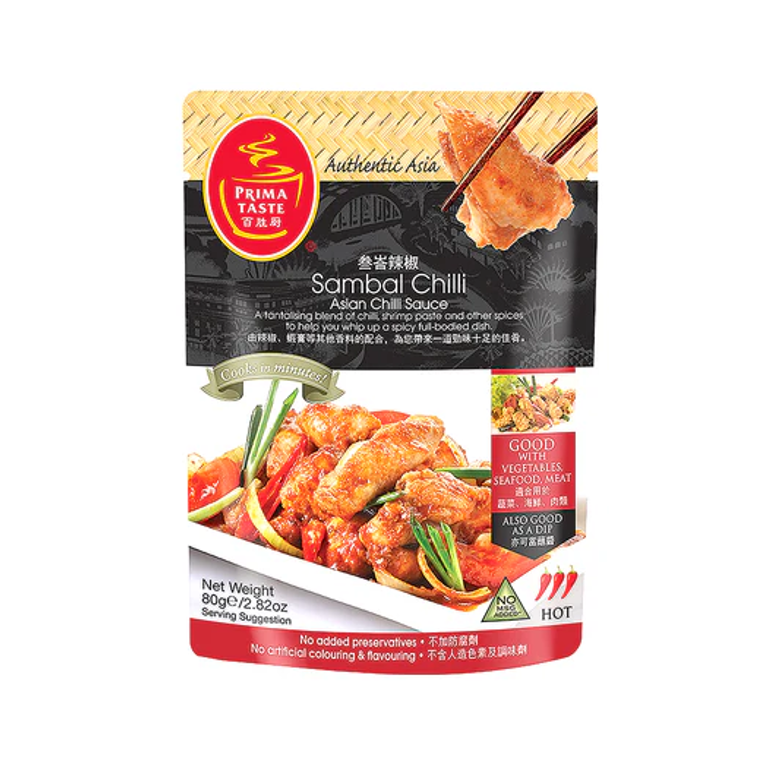 Prima Taste Sambal Chilli Asian Chilli Sauce 80g