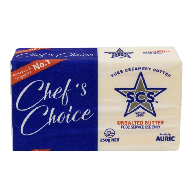 SCS Butter Unsalted 250g