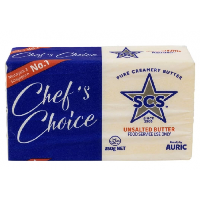 SCS Butter Unsalted 250g