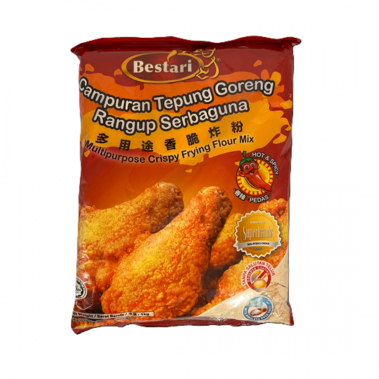 Bestari Campuran Tepung Goreng Rangup Serbaguna 1kg