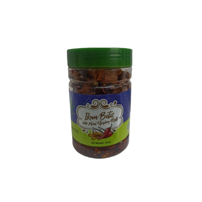 Asian Catering Ikan Bilis With Mini Spring Roll 150G