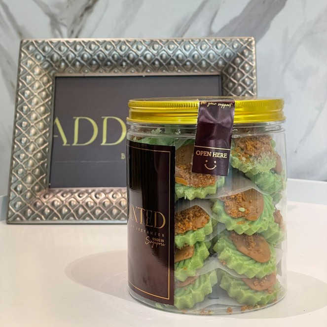 ADDIXTED GREEN VELVET CRUNCH BISCOFF 450G