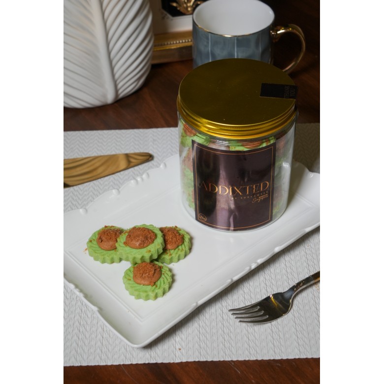 ADDIXTED GREEN VELVET CRUNCH BISCOFF 450G