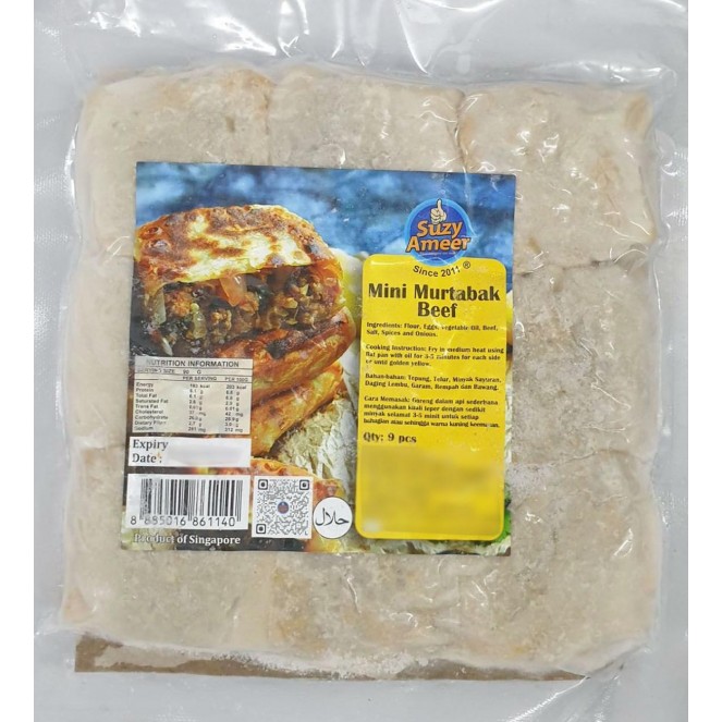 SuzyAmeer Mini Murtabak Beef 9pcs