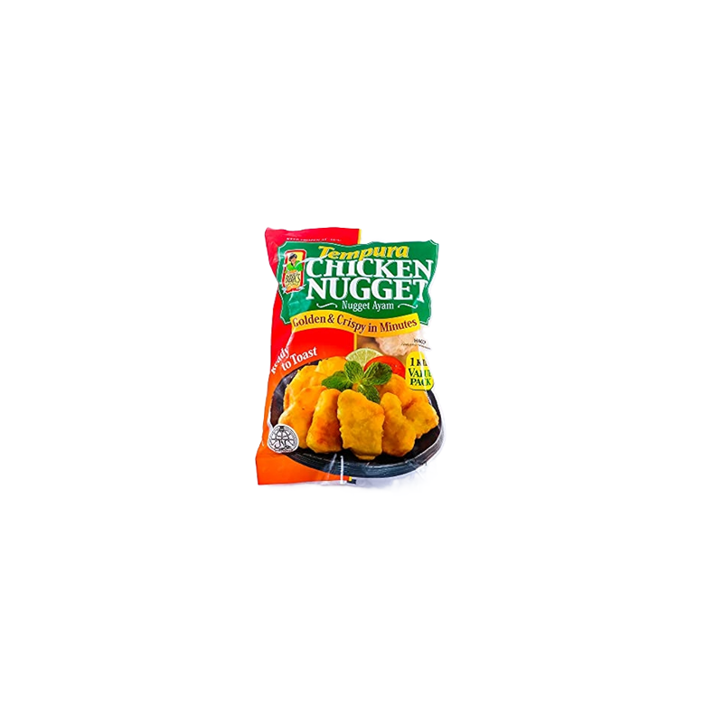 Bibik Fully Cooked Tempura Chicken Nuggets 1kg