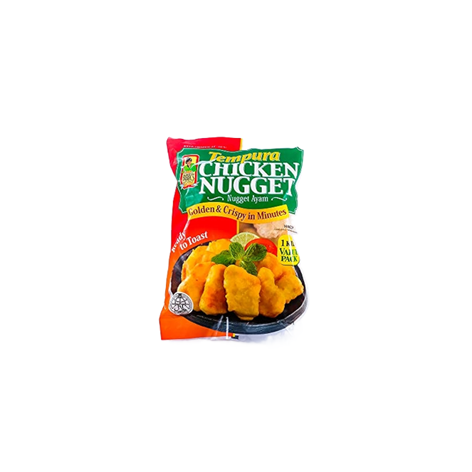 Bibik Fully Cooked Tempura Chicken Nuggets 1kg