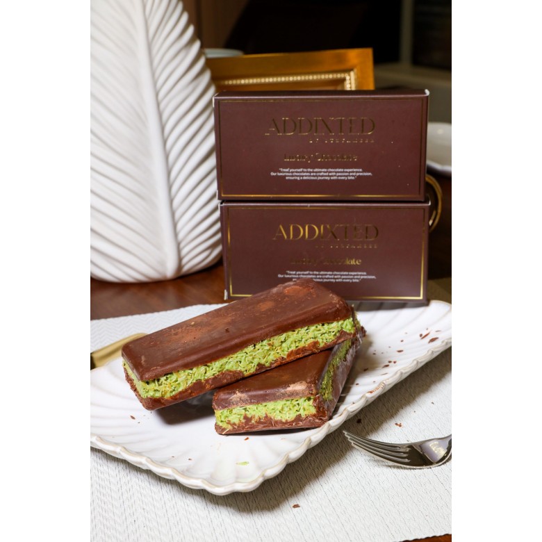 ADDIXTED KUNAFA PISTACHIO LUXURY CHOCOLATE 180G