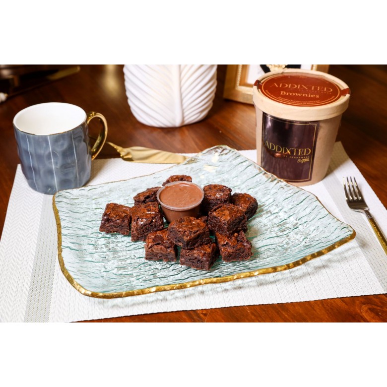 ADDIXTED NUTELLA BROWNIE BITE DIPS 340G