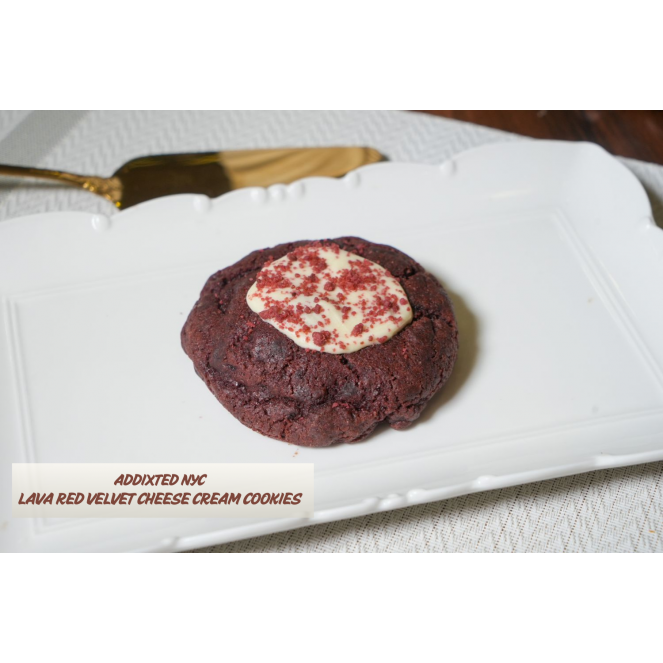 ADDIXTED NYC Lava Red Velvet Cheese Cream Cookies