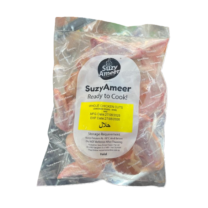 SUZYAMEER WHOLE CHICKEN CUTS CHICKEN WING 1KG