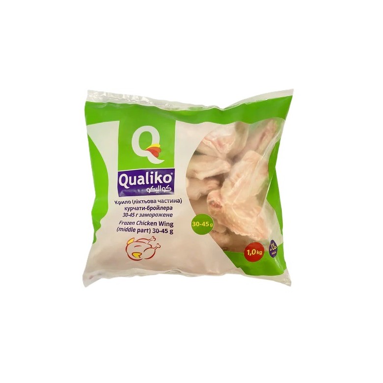 QUALIKO FROZEN CHICKEN WING MIDDLE PART 1KG