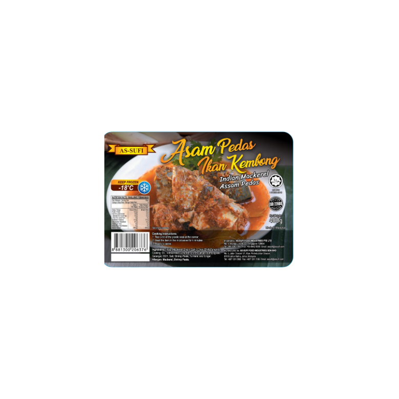 AS-SUFI 400G [ASAM PEDAS IKAN KEMBONG]