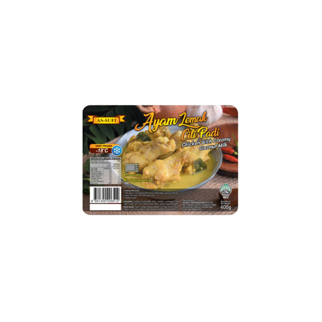 AS-SUFI 400G [AYAM LEMAK CILI PADI]