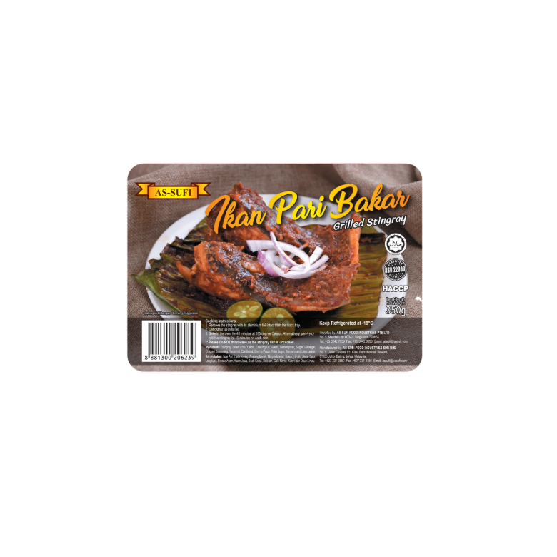 AS-SUFI IKAN PARI BAKAR 350G