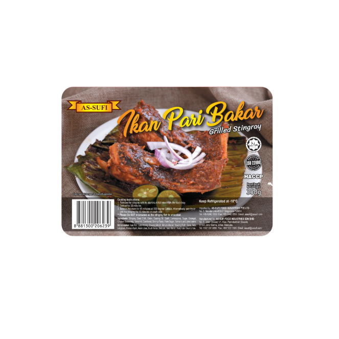 AS-SUFI IKAN PARI BAKAR 350G