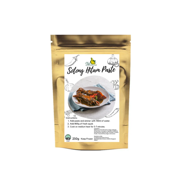 HAJAH MAIMUNAH SOTONG HITAM PASTE 250G PACKET