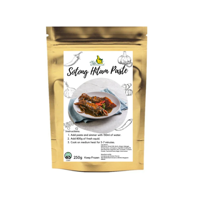HAJAH MAIMUNAH SOTONG HITAM PASTE 250G PACKET