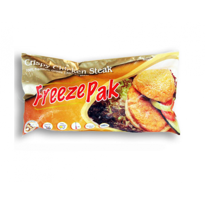 FREEZEPAK CRISPY CHICKEN STEAK 1KG