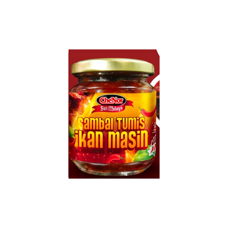 CHE'NOR SAMBAL TUMIS IKAN MASIN 160G