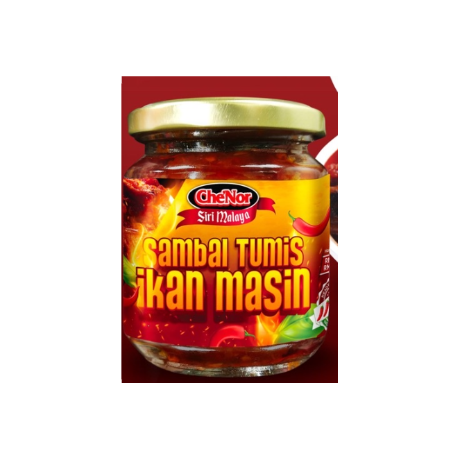 CHE'NOR SAMBAL TUMIS IKAN MASIN 160G