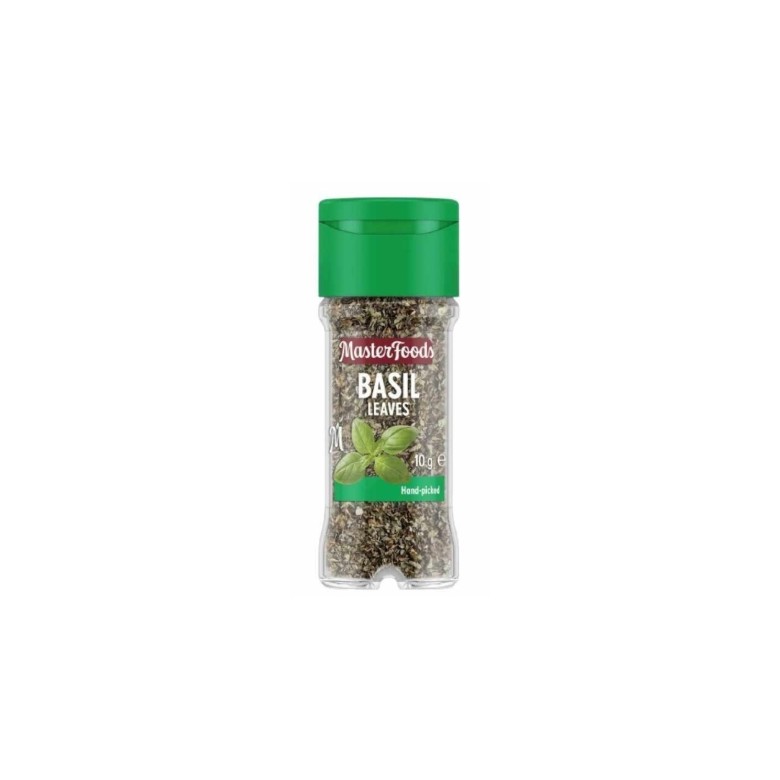 MASTERFOODS BASIL LEAVES 10G