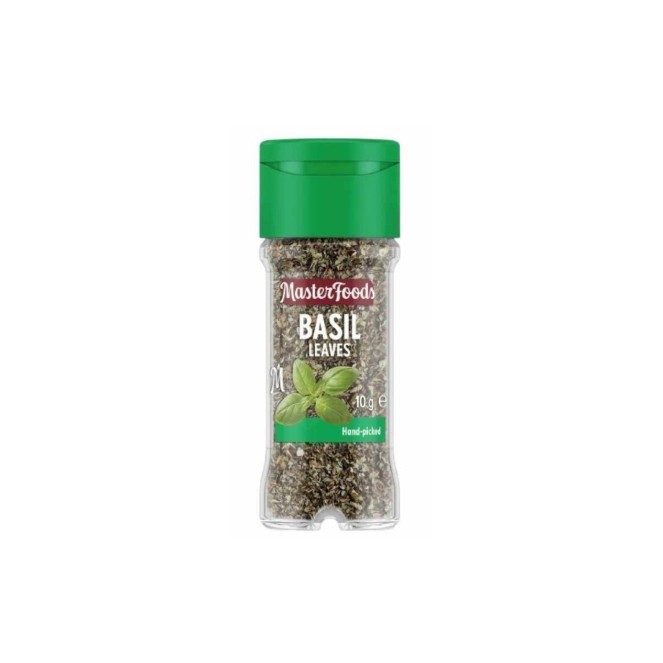 MASTERFOODS BASIL LEAVES 10G