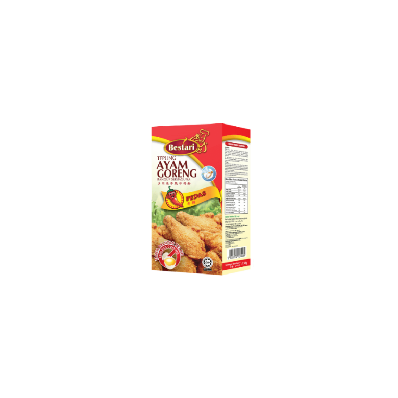 BESTARI TEPUNG AYAM GORENG PEDAS 150G