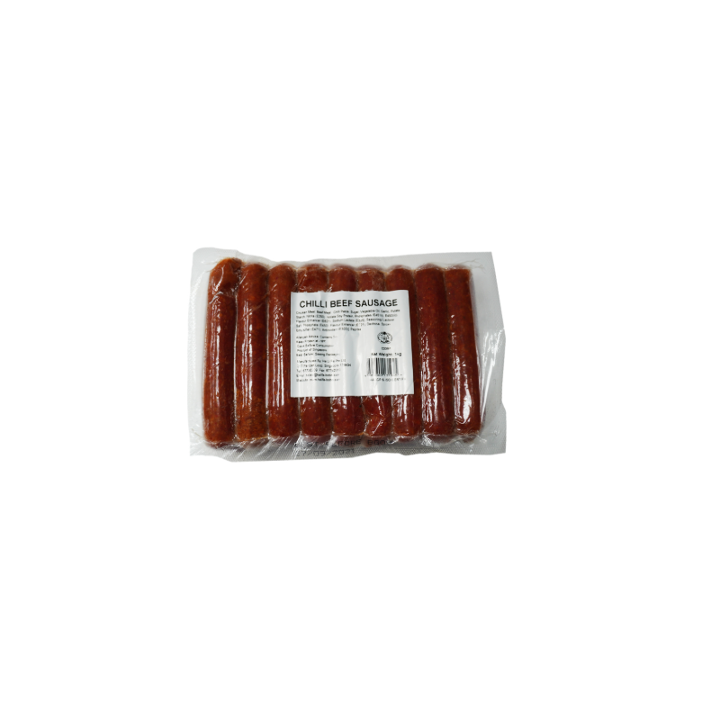 BOBO CHILLI BEEF SAUSAGE 1KG