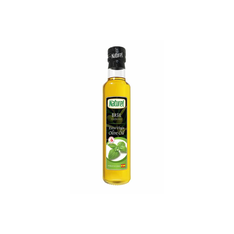 NATUREL EXTRA VIRGIN OLIVE OIL 250 ML [BASIL]