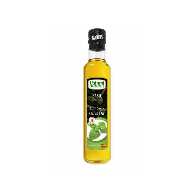 NATUREL EXTRA VIRGIN OLIVE OIL 250 ML [BASIL]