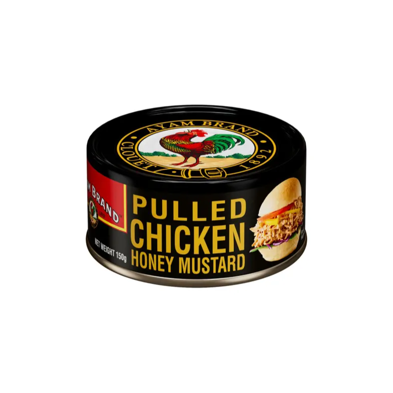 AYAM BRAND PULLED CHICKEN HONEY MUSTARD 150G