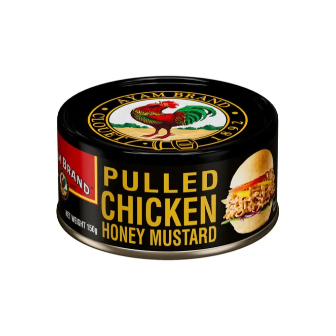 AYAM BRAND PULLED CHICKEN HONEY MUSTARD 150G